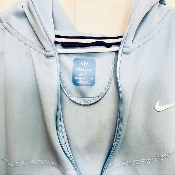 Nike x NOCTA Sky Blue Full-Zip Tech Hoodie Jacket XL - Picture 2 of 2